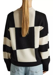 Reiss Becki Colorblocked Wool-Blend Sweater