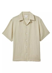 Reiss Beldi Linen Camp Shirt