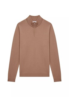 Reiss Blackhall Wool Half-Zip Sweater