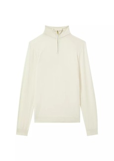 Reiss Blackhall Wool Zip-Front Sweater