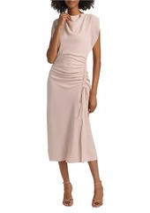 Reiss Bonnie Side Drape Midi-Dress