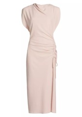 Reiss Bonnie Side Drape Midi-Dress