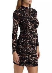 Reiss Carolina Ruched Jersey Minidress