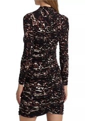 Reiss Carolina Ruched Jersey Minidress