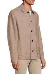 Reiss Cart Wool-Blend Shirt Jacket