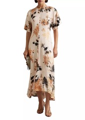 Reiss Chrissy Floral Midi-Dress