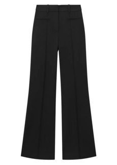 Reiss Claude Pin-Tucked Flared Pants
