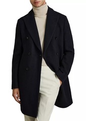 Reiss Cliff Wool-Blend Peacoat