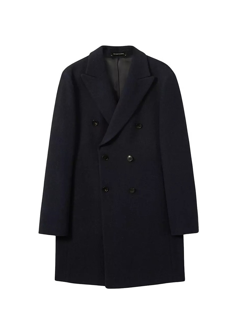 Reiss Cliff Wool-Blend Peacoat