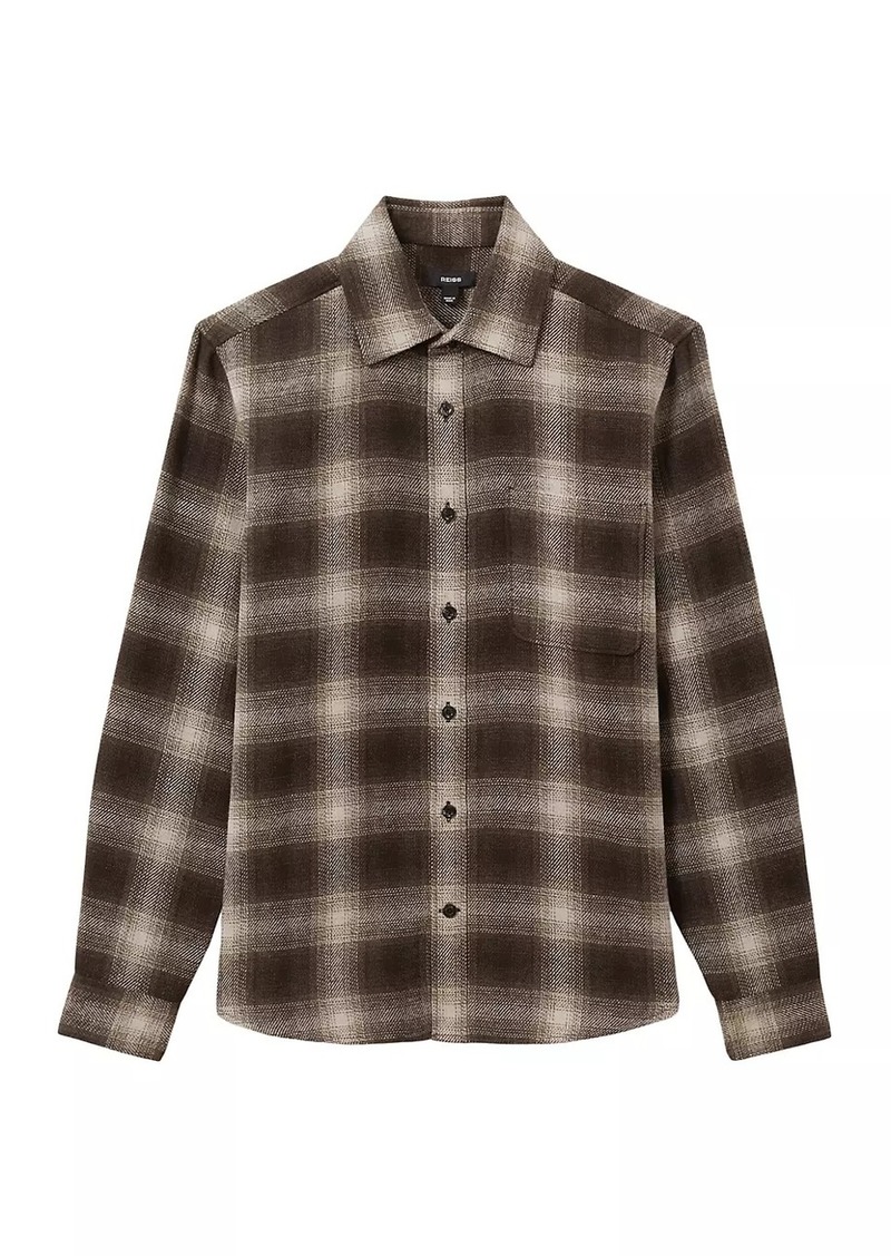 Reiss Crosby Plaid Shirt Jacket