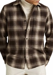 Reiss Crosby Plaid Shirt Jacket