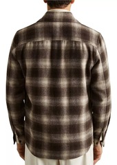 Reiss Crosby Plaid Shirt Jacket