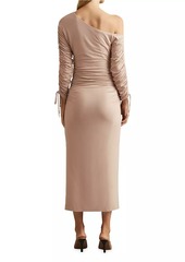 Reiss Cyra Ruched Midi-Dress