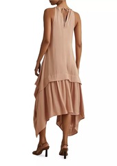 Reiss Demi Sleeveless Handkerchief Dress