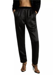 Reiss Elea Satin Tapered Trousers