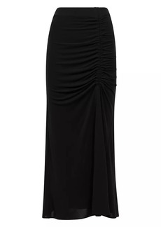 Reiss Eleanor Ruched Maxi Skirt