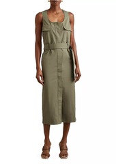 Reiss Elin Sleeveless Utility Midi-Dress