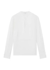 Reiss Emmy Cut-Out Blouse