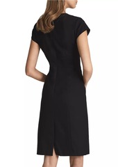 Reiss Haisley Wool Twill Dress