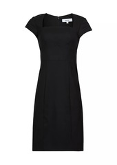 Reiss Haisley Wool Twill Dress