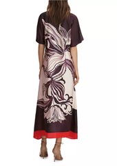 Reiss Hanna Floral A-Line Maxi Dress