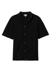 Reiss Heartwood Camp Shirt