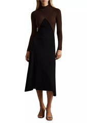 Reiss Hope Colorblocked Midi-Dress