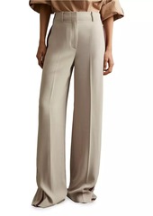 Reiss Isla Wide-Leg Striped Trousers