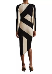 Reiss Jem Colorblock Knit Dress