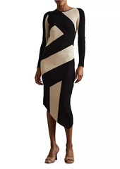 Reiss Jem Colorblock Knit Dress