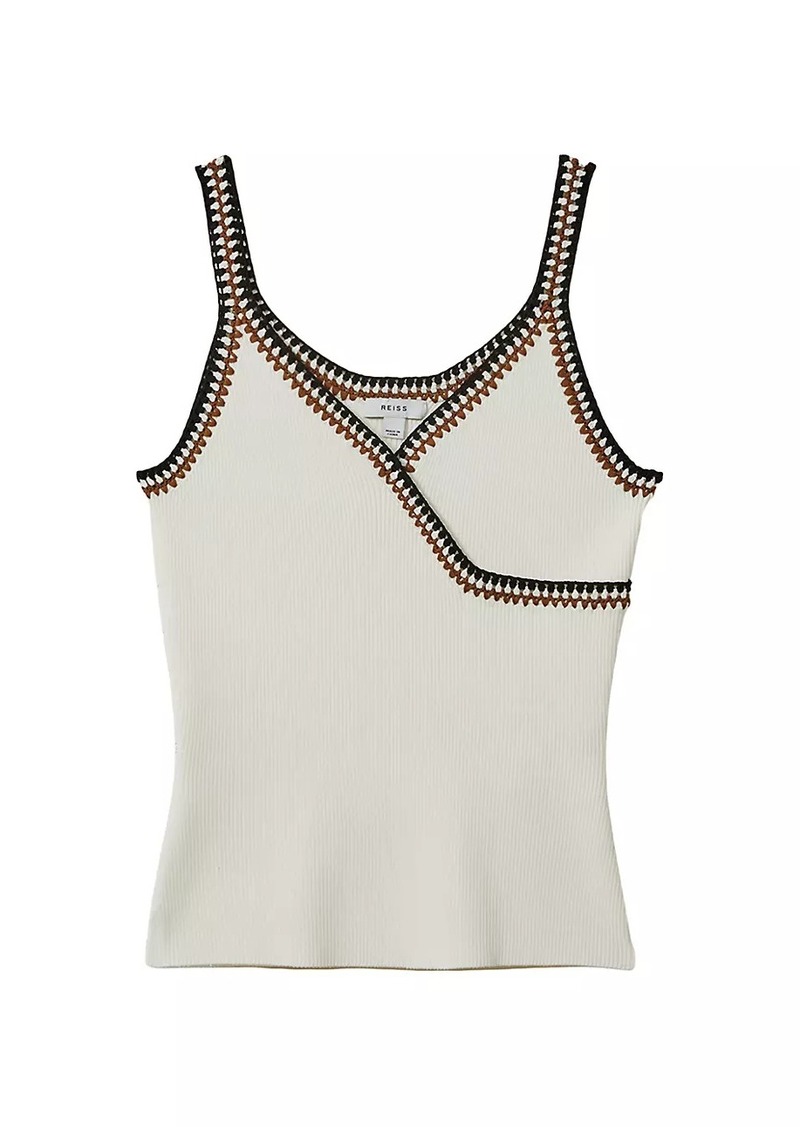 Reiss Kiki Surplice Tank