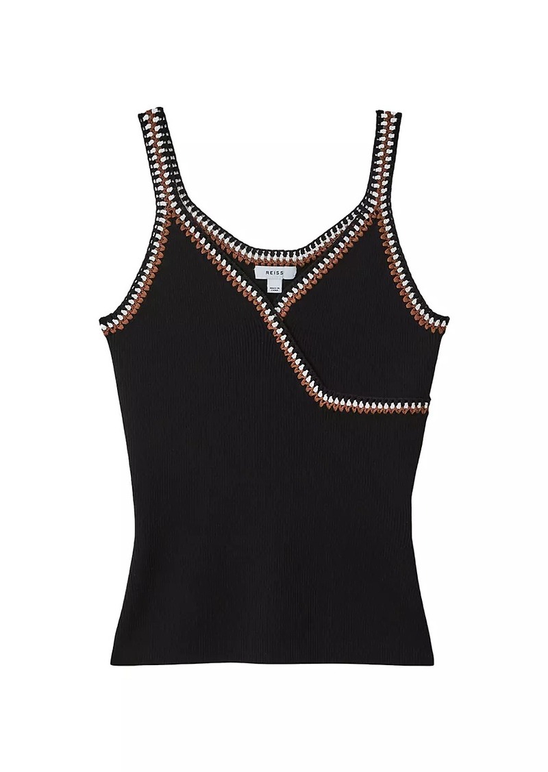 Reiss Kiki Surplice Tank