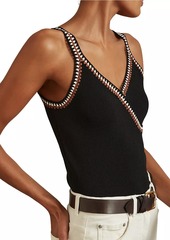 Reiss Kiki Surplice Tank