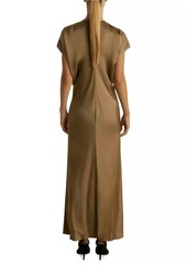 Reiss Kora Satin Maxi-Dress