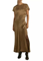 Reiss Kora Satin Maxi-Dress