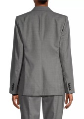 Reiss Layton Wool-Blend Crosshatch Jacket