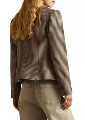 Reiss Lena Houndstooth Check Jacket