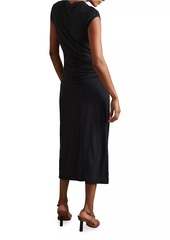 Reiss Lenara Ruched Midi-Dress