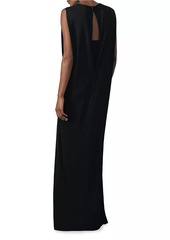 Reiss Lucia Cut-Out Jersey Maxi Dress