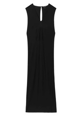 Reiss Lucia Cut-Out Jersey Maxi Dress