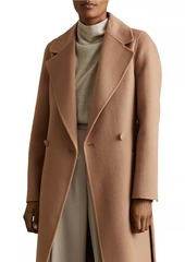 Reiss Lucia Wool-Blend Belted Coat