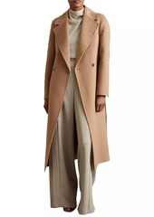 Reiss Lucia Wool-Blend Belted Coat