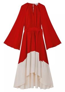 Reiss Luella Two-Tone Jersey Midi-Dress