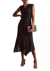 Reiss Lyra Ruched Midi-Dress