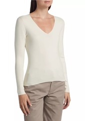 Reiss Maeve Knit Silk-Blend Top