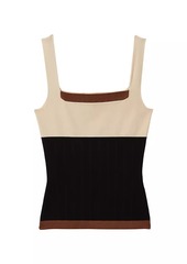 Reiss Maki Colorblock Squareneck Tank Top