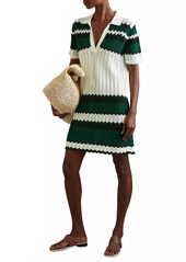 Reiss Malory Scallop Crochet Minidress