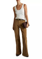 Reiss Marie Corduroy Flare Trousers