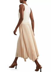 Reiss Marnie Pieced Pleated Dress