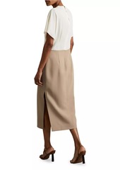 Reiss Miller Colorblock Midi-Dress